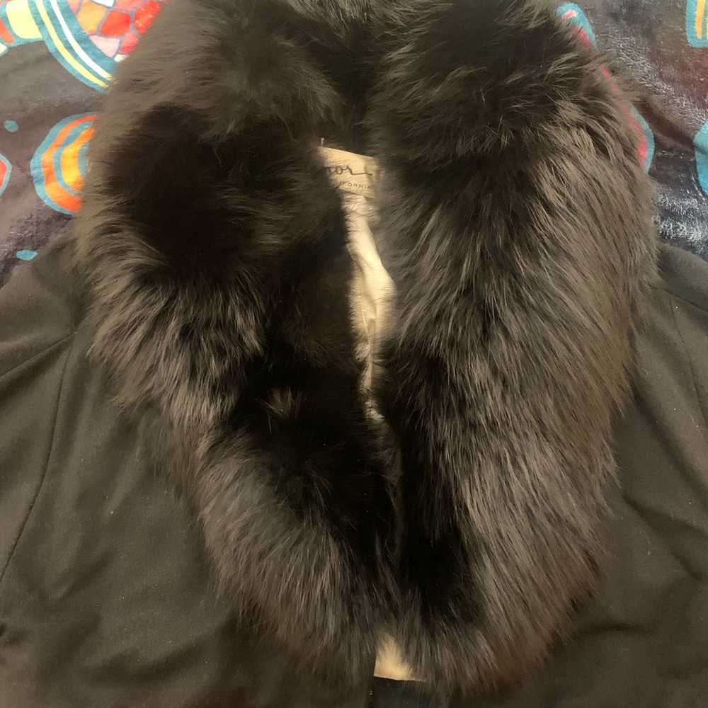 Fox Collar Wool Jacket - image 4